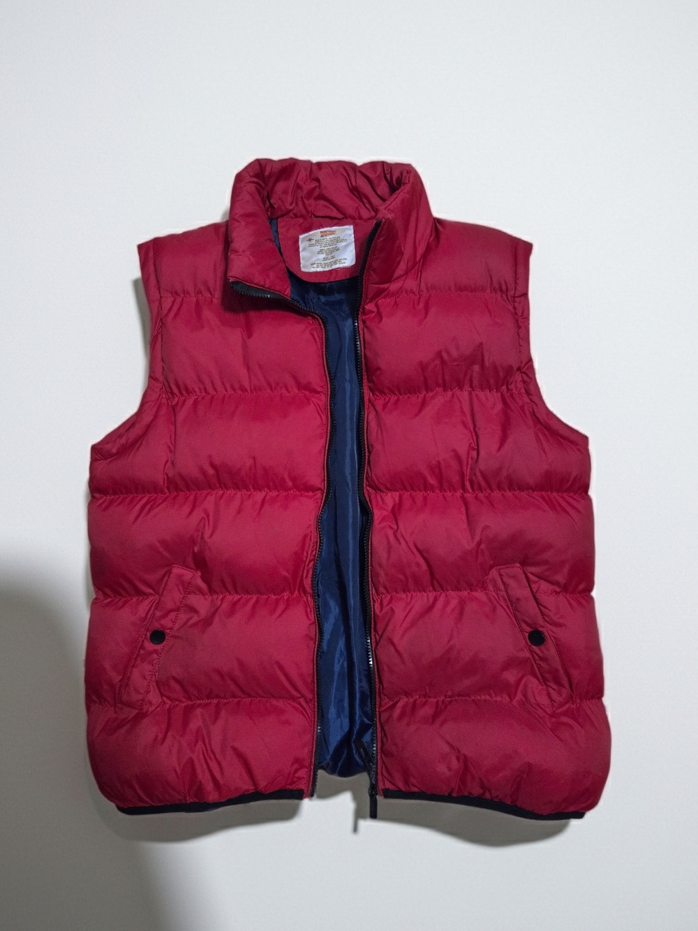 Universal Back to the Future Red Quilted Puffer Vest